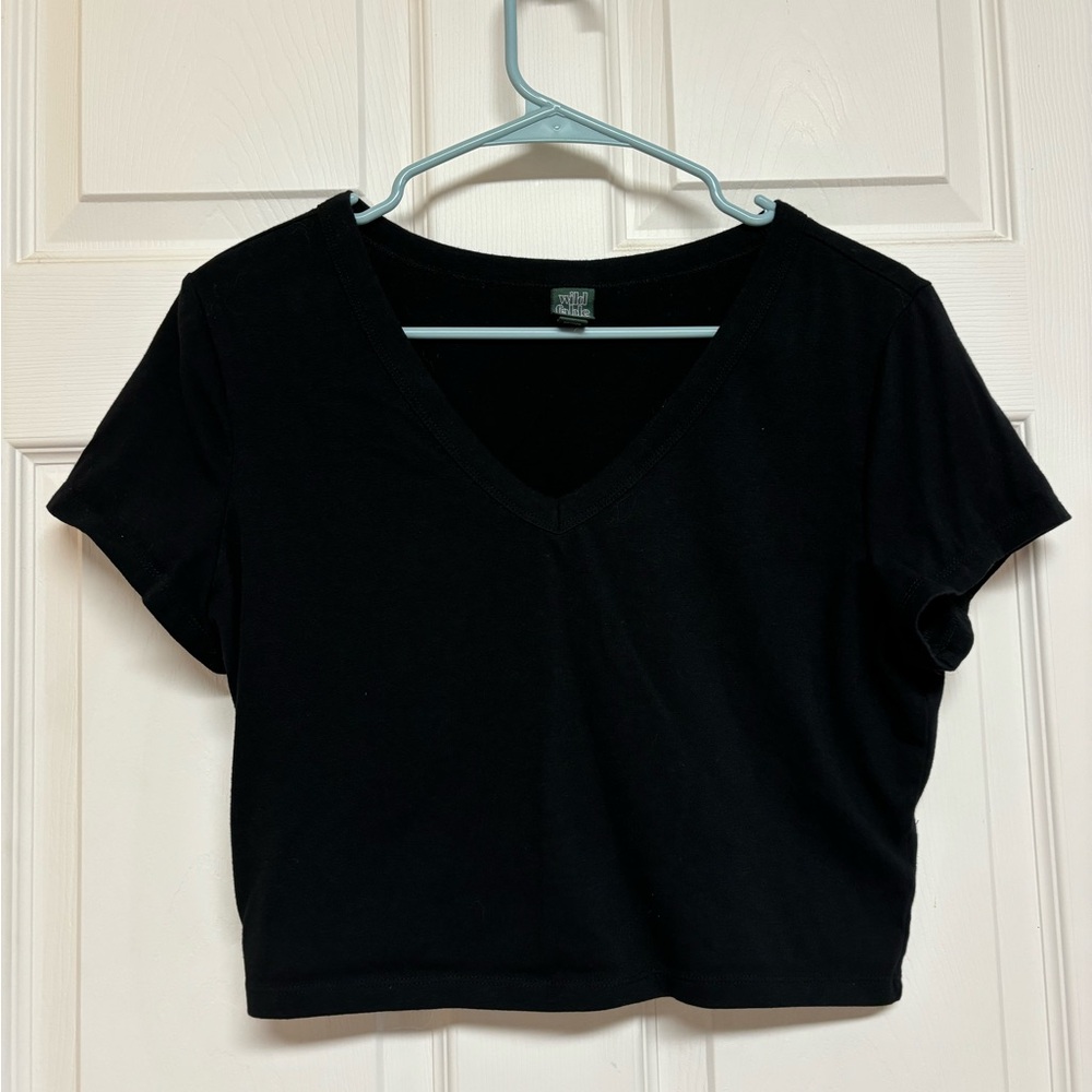 Black Crop Top